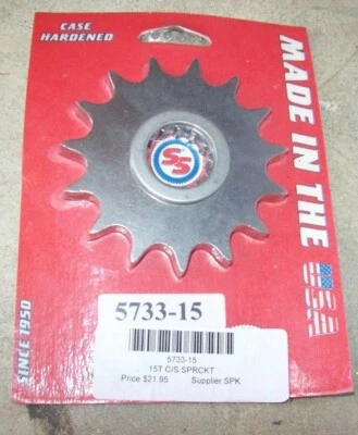 $11.70 • Buy NEW Sprocket Specialists 15 Teeth Front Countershaft Sprocket 5733-15