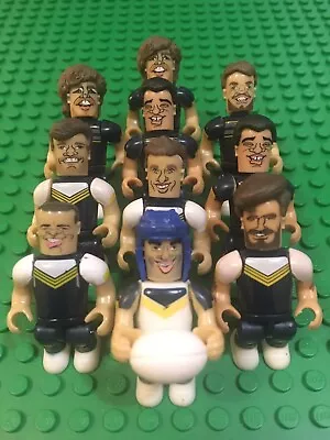 NRL MICRO FIGURES NORTH QUEENSLAND COWBOYS Team 10x Figures 2014 - 2016 Inc Ball • $60.95