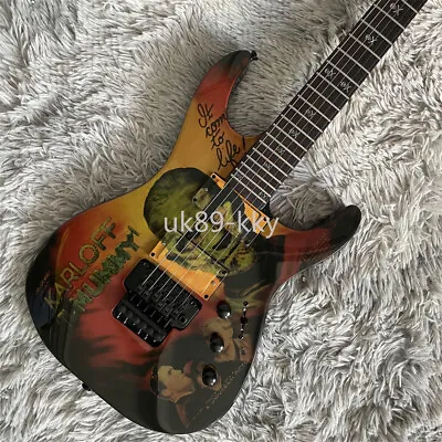 Solid Body KH-3 Karloff Mummy Electric Guitar Kirk Hammett Floyd Rose Free Ship • $307.21