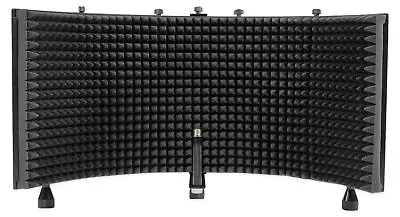 Rockville ROCKSHIELD 3 Large Studio Mic Isolation Shield W/Sound Dampening Foam • $69.95