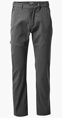 Craghoppers Men’s Kiwi Pro II Trousers | Dark Lead | Size 36R • £9