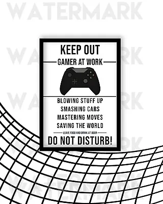 Xbox Print Poster Gaming A4 Size Wall Art Gift Gamer Decor Picture • £5.99