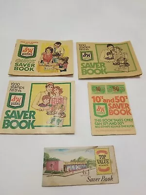 Lot Vintage Top Value S & H Trading Stamps And Saver Books Folders • $10