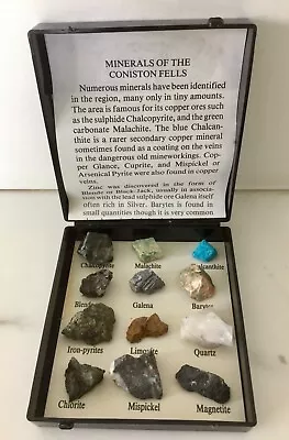 £19.75 • Buy BOXED Set Of 12 Mineral Specimens Of The Coniston Fells, Cumbria, England