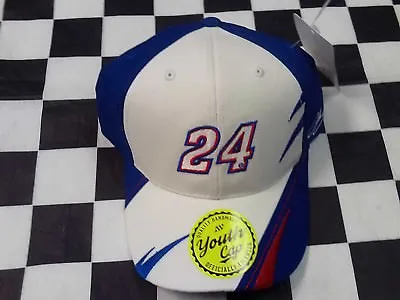 Chase Elliott #24 NASCAR Ball Cap Hat NEW Blue & White Youth • £12.97