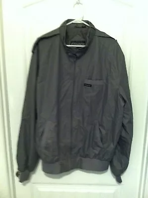 Vintage 90s Members Only Jacket Men's XLT  Light Grey Full Zip • $15