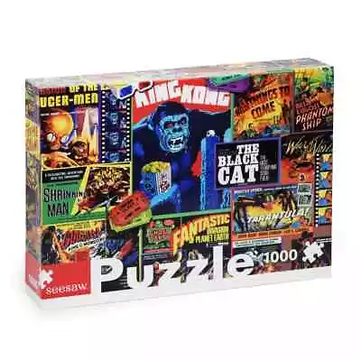 Seesaw Thriller Movie Classics 1000 Piece Jigsaw Puzzle New Sealed • $33.99