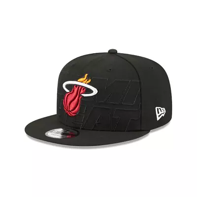 Miami Heat NBA New Era NBA Draft 2023 9FIFTY Snapback Hat~ Black • $29.99