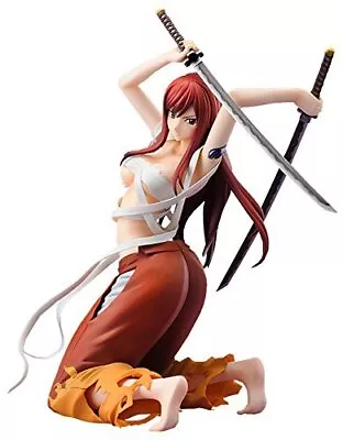 FAIRY TAIL Erza Scarlet Hakama Ver. 1/8 Scale Painted PVC Figure Hobby Japan • £177.52