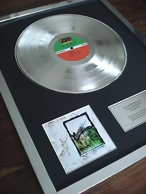 £129.99 • Buy Led Zeppelin Iv Lp Platinum Plated Disc Record Award Album