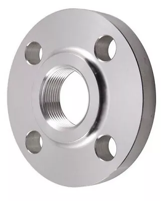 1-1/2  NPT Threaded Raised Face Flange (RF) 304 Stainless Steel ANSI 150 Fitting • $49.95