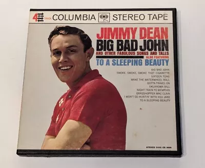 Jimmy Dean - Big Bad John - 1961 Reel To Reel 1/4  4-Track Stereo Tape Album • $44.50