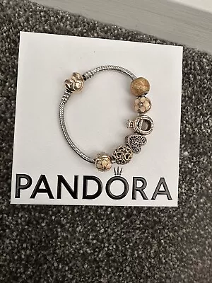 Pandora Bracelet With Charms Pre Owned • £45