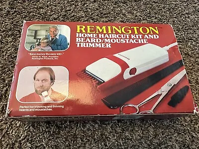 Vintage Remington HC-100 Home Haircut & Beard Mustache Trimmer Kit • $19.95