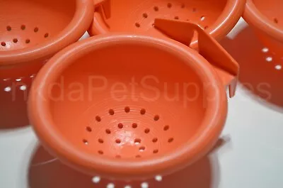 Canary Nest Pans For Breeding Nesting Canary 12cm Orange X5 X2 X1 Cage & Aviary • £5.79