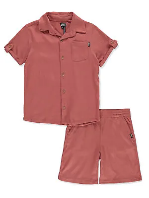 DKNY Boys' 2-Piece Cabana Set Shorts Outfit • $21.99