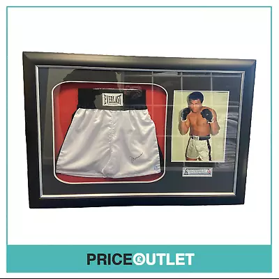 Autographed Muhammad Ali 'The Greatest' Everlast Shorts (Framed) • $7775.35