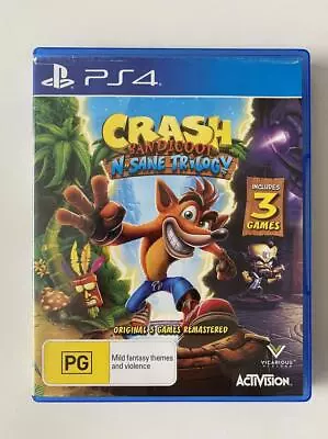 Crash Bandicoot N. Sane Trilogy PS4 GC PAL • $22.50