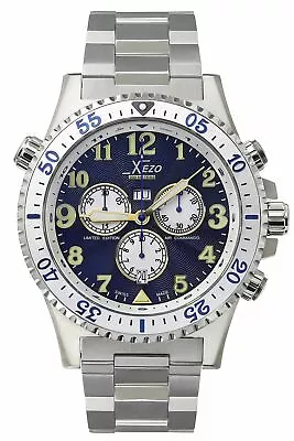 Xezo Air Commando Swiss Made Pilot Watch. 200 M WR. Strong Lume Sapphire Crystal • $282