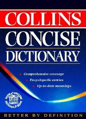 Collins Concise English Dictionary By Jackie Collins • £3.77