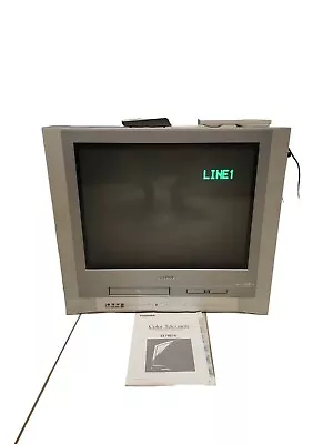$145.99 • Buy VTG Toshiba CRT CE19G10 19” TV VCR VHS/DVD Player Combo  Retro Gaming W/ Remote