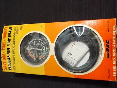 $12.50 • Buy Vintage RAC Vacuum & Fuel Pump Tester In Original Box  Model 536 