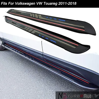 2Pcs Nerf Bar Side Step Running Board Fits For Volkswagen VW Touareg 2011-2018 • $309