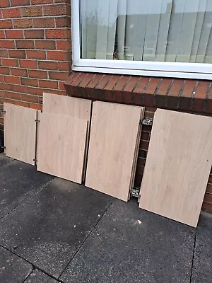 Ten Oak Or Maple Effect Kitchen Unit Cupboard Doors Stockport Sk2  Or Leek St13 • £99