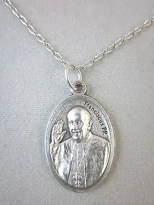 Ladies Pope Francis / The Vatican Medal Italy Pendant Necklace 20  Chain • $15.95