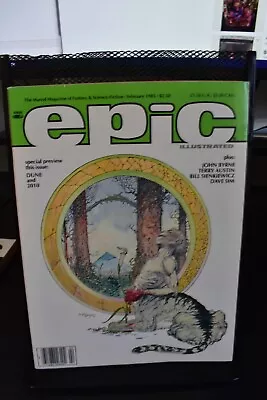 Epic Illustrated February 1985 Marvel Fantasy & Science-Fiction Magazine Byrne • $1.25