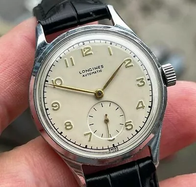 Longines Small Second Automatic 22A Vintage 34 Mm  • $413
