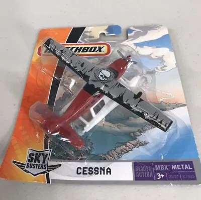 Matchbox 2007 Sky Busters DIe Cast Cessna Airplane In Blister Pack • $12