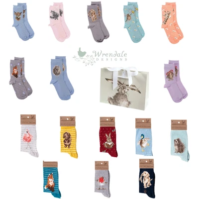 £7.98 • Buy Wrendale Designs Bamboo Socks With Gift Bag - Assorted  Designs