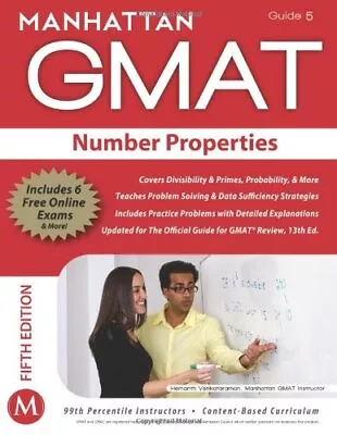 Number Properties GMAT Strategy Guide (Manhattan GMAT Strat... By Manhattan GMAT • £4.49