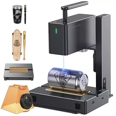 LaserPecker 2 Handheld Laser Engraver Cutter Laser Engraving Machine 60W +Roller • £915.99