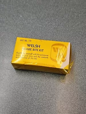 Vintage Welsh Snake Bite Kit NoS • $18