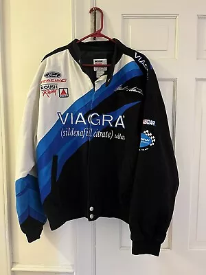 *Vintage* JH Design Size XLarge Mark Martin #6 Roush Racing Viagra Ford Jacket • $250