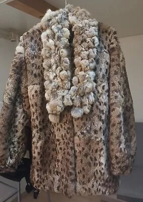 Wildcat Printed Realfur Coat • $195