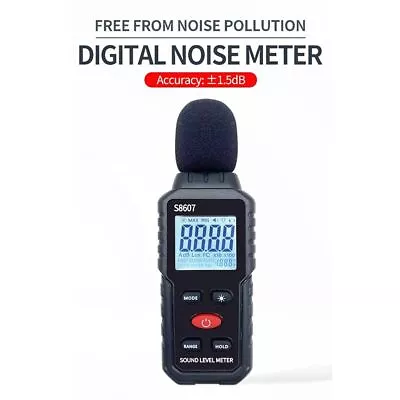 Handheld Noise Meter 30~130dB DB Meter  Audio Measuring Instrument • $21.41