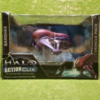 £9.95 • Buy 8) Halo Actionclix. V03 BANSHEE VEHICLE PACK. Complete. Damaged Box