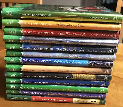 Magic Tree House Lot Of 13 Bks Mary Pope Osborne 29-36 39 40 44 45 48 HC • $35.99