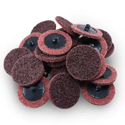 200 Pack - 2  Roloc Surface Conditioning Discs Medium Red Quick Change Prep Pads • $159.99
