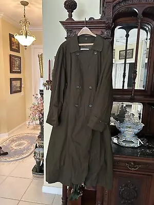 London Fog Men's Trench Coat Size: 46 Long Vintage USA • $29.99