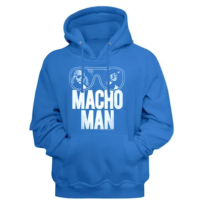 Macho Man Randy Savage Sunglasses Hoodie Costume Wrestler Fighter Legend Sweater • $46.50