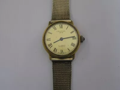 Vintage Croton 1878 Ladies Watch For Repair 1960's • $10