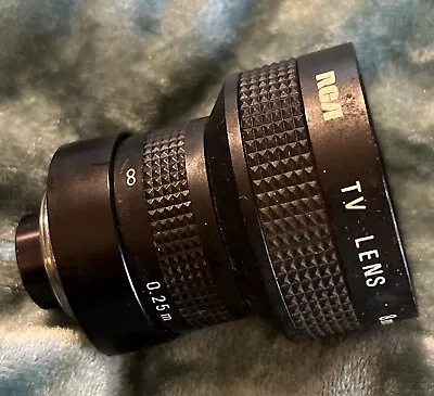 RCA 8mm 1:1.6 TV Zoom Camera Lens Video TV Pro VTG • $40