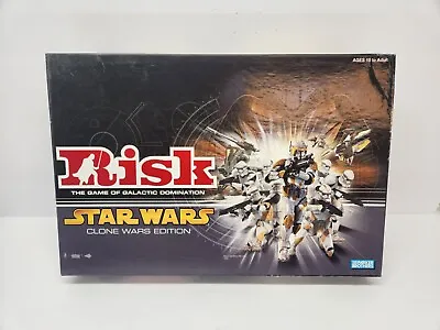 Risk Star Wars Clone Wars Edition Board Game Parker Brothers 100% Complete 2005 • $33.99