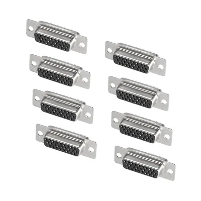 D-sub Connector DB26 Female Socket 26-pin 3-row Port Terminal Break Out 8pcs • £9.36