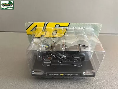 2004 Valentino Rossi 46 Yamaha YZR-M1 Test Philip Island 1/18 Miniature GP Bike • $15.90