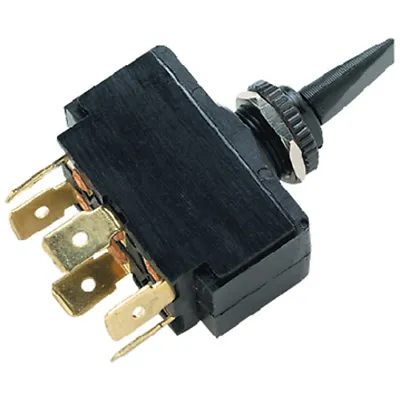 Black DPDT 3 Position On / Off / On Toggle Switch For Boats • $14.63